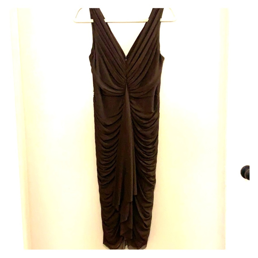 BCBGMaxazria Brown Cocktail Dress